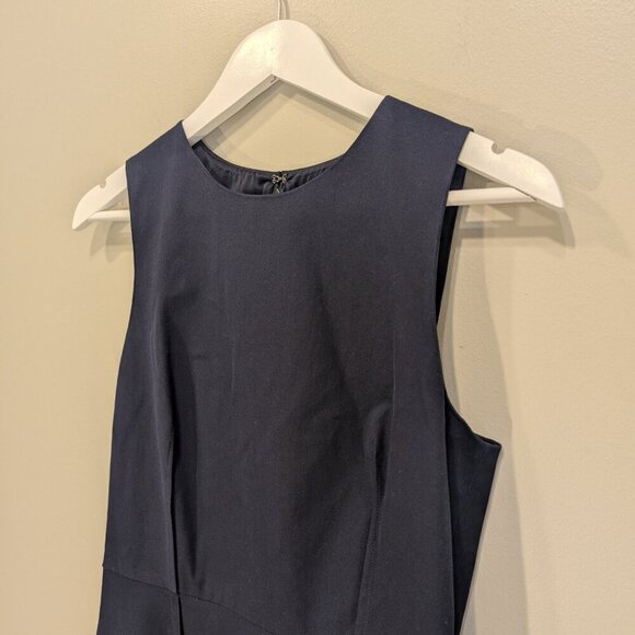 J.Crew Sheath Dress Bi-Stretch Navy Classic Office Suit Seperates - Size 6 - Picture 3 of 8